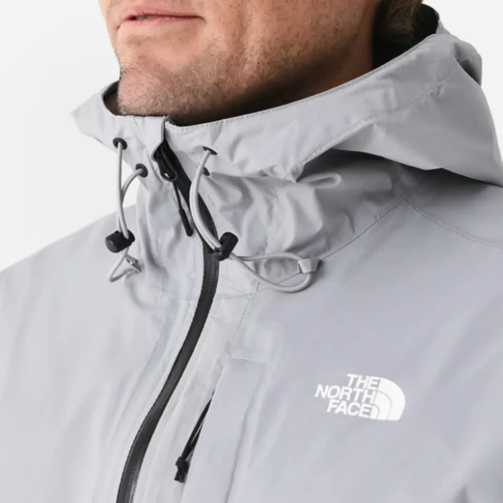 The North Face Alta Vista Waterproof Full Zip Packable Jacket,Meld Grey, Men's S